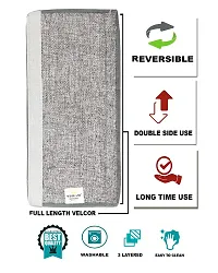 Combo Pack of Fridge Top Cover with 6 Utility Pockets and Fridge Handle Cover(Size : 46X22  14X6 Inches, Set of 2 Pc)-thumb1