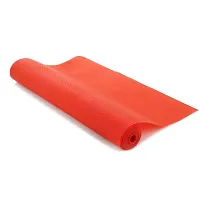 Multipurpose Textured Super Strong Anti-Slip Mat Liner for Kitchen Shelf - Size 45X500cm (5 Meter Roll, Orange)-thumb1