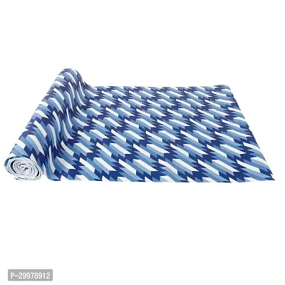 Wishland Kitchen Shelf Liner for Cabinet, Kitchen Shelves and Drawer Fire Resistant, Waterproof, Dustproof and Washable (18 Inches X 4 Meter, Blue)-thumb5