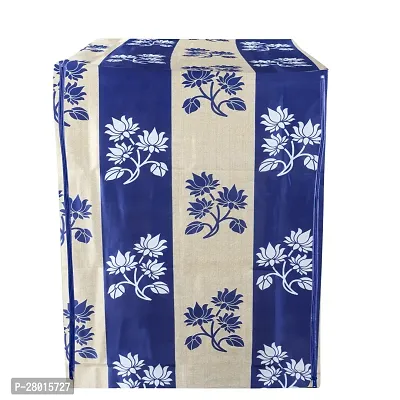 Polyester Front Load Washing Machine Cover Suitable For 6 kg, 6.2 Kg, 6.5 Kg, 7 Kg(Pack of 1, Blue)-thumb3