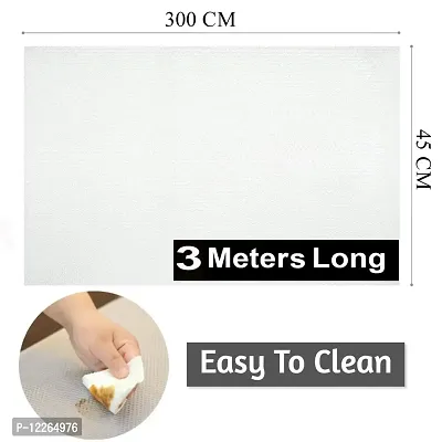 ARADENT? Multipurpose Textured Super Strong Anti-Slip Mat Liner for Kitchen Shelf - Size 45X300cm (3 Meter Roll, Grey)-thumb5