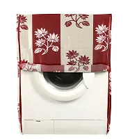 Wishland Polyester Front Load Washing Machine Cover Suitable For 6 kg, 6.2 Kg, 6.5 Kg, 7 Kg(Pack of 1, Red)-thumb4