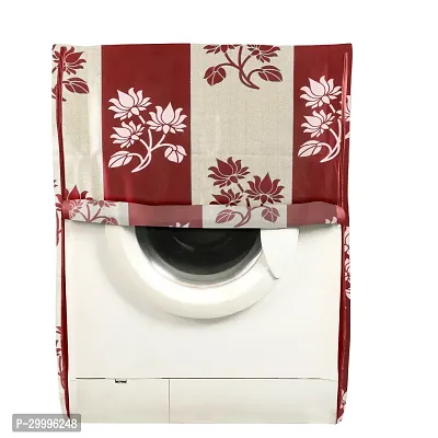 Wishland Polyester Front Load Washing Machine Cover Suitable For 6 kg, 6.2 Kg, 6.5 Kg, 7 Kg(Pack of 1, Red)-thumb5