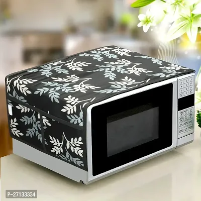 Microwave Oven Top Cover for upto 30 Litre with 4 Utility Pockets for Storage(Material : Polyester, Pack of 1)-thumb0