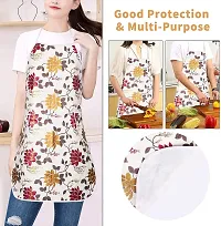 Stylish PVC Printed Apron with Kitchen Organizer-thumb1