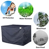 Wishland? Parachute Plain 1.5 Ton Window Air Conditioner Dust & Waterproof Cover (Blue)-thumb2