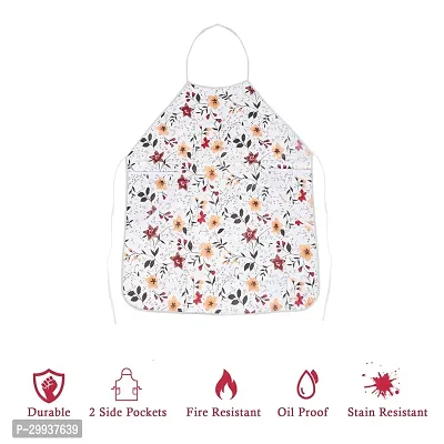 Stylish PVC Printed Apron with Kitchen Organizer-thumb4