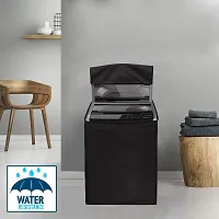 Wishland? Water Resistant & Dustproof Top Loading Fully Automatc Washing Machine Cover for 6 kg, 6.5 kg,7kg & 7.5 kg -(Color : Brown)-thumb1