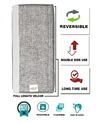 Combo Pack of Fridge Top Cover with 6 Utility Pockets and Fridge Handle Cover(Size : 39X21  12X6 Inches, Set of 2 Pc)-thumb1