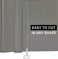 Multipurpose Textured Super Strong Anti-Slip Mat Liner for Kitchen Shelf - Size 45X300cm (3 Meter Roll, Grey)-thumb3