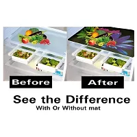 WISHLANDreg; Multipurpose Refrigerator Mats Set of 3 Pcs for Single Door Fridge (Size: 12X17 Inches, Color : Multicolor)-thumb4