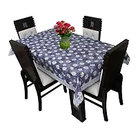 High Quality PVC Grey Dining Table Cover for Living Room 60X90 Inches(Pack of 1)-thumb2