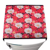 Designer Floral Fridge Top Cover With 6 Utility Pockets(21 X 39 Inches)-thumb3