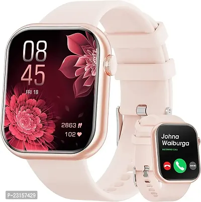 SMART WATCH 2023 latest version PINK /T500 Full Touch Screen Bluetooth Smartwatch with Body Temperature, Heart Rate  Oxygen Monitor Compatible with All 3G/4G/5G Android  iOS-thumb0