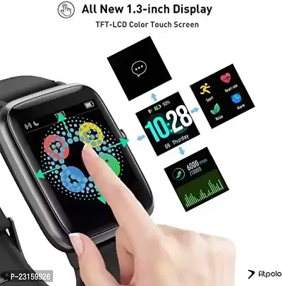 ID 116 New SMART WATCH 2023 latest version  Full Touch Screen Bluetooth Smartwatch with Body Temperature, Heart Rate  Oxygen Monitor Compatible with All 3G/4G/5G Android  iOS@-thumb4