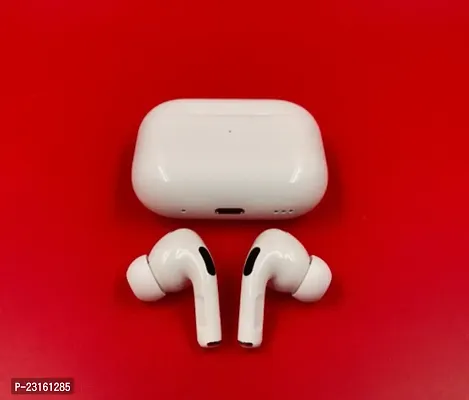 AIRPODS P white ,in a ear true wireless Double (Dual L/R)BT Sports With Charging Box Bluetooth Headset Bluetooth Headset  (White, True Wireless)12-thumb5