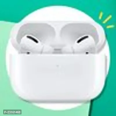 AIRPODS P white ,in a ear true wireless Double (Dual L/R)BT Sports With Charging Box Bluetooth Headset Bluetooth Headset  (White, True Wireless)13-thumb0