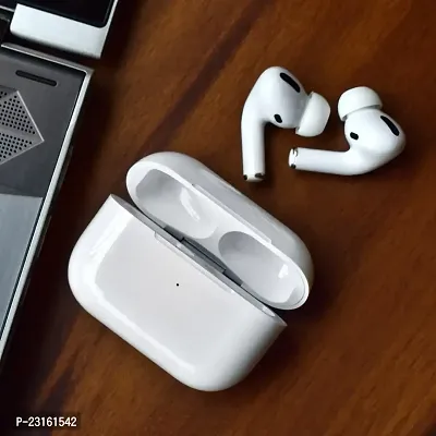 AIRPODS P white ,in a ear true wireless Double (Dual L/R)BT Sports With Charging Box Bluetooth Headset Bluetooth Headset  (White, True Wireless)..0-thumb5