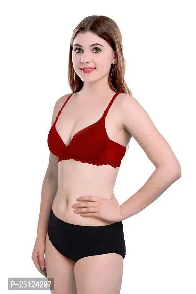 Stylish Cotton Bra And Panty Set For Women-thumb3