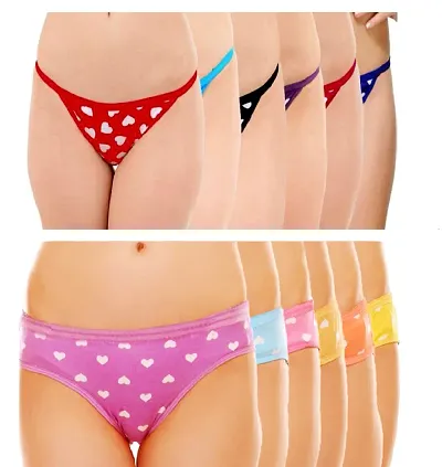 Women Hipster Bikni Panties (Pack Of 12)