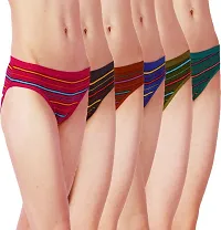 Women Hipster Bikni Multicolor Panties (Pack Of 12)-thumb1