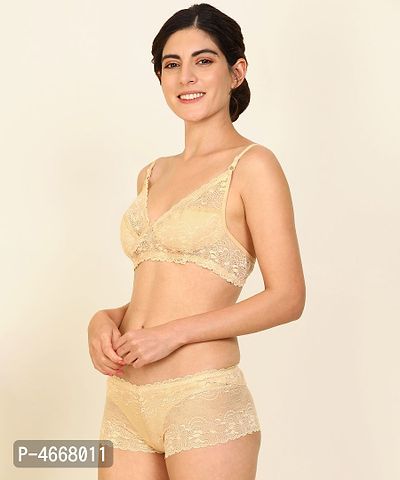 Buy Women Cotton Bra Panty Set for Lingerie Set ( Pack of 2 ) Online In  India At Discounted Prices