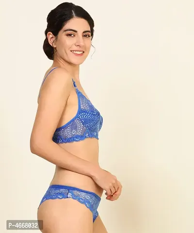 Buy Women Cotton Bra Panty Set for Lingerie Set ( Pack of 3