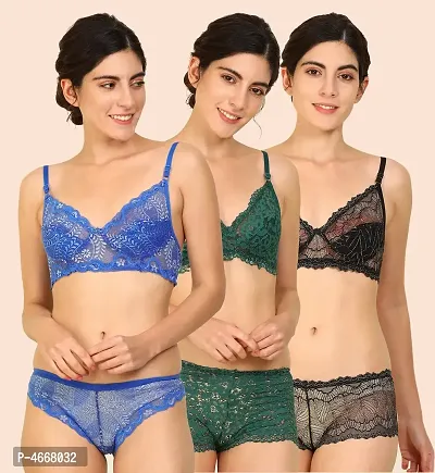 Buy Women's Bra Panty Lingerie Set Online at Low Prices in India