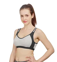 Women Cotton Non Padded Non-Wired Bra ( Pack of 3 ) ( Color : Black,Maroon,Pink ) ( Size : 30 )-thumb2