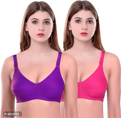 Women Cotton Non Padded Non-Wired Bra-thumb0