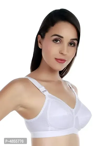 Women's Cotton Non Wired Full Coverage T-Shirt Push up Bra-thumb3