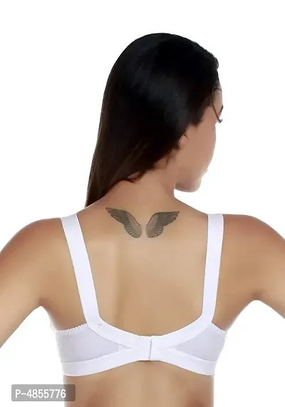 Women's Cotton Non Wired Full Coverage T-Shirt Push up Bra-thumb5