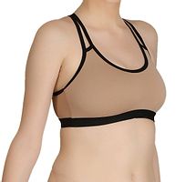 Womenrsquo;s Cotton Lycra Blend Sports Bra-thumb1