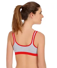 Womenrsquo;s Cotton Lycra Blend Sports Bra-thumb3