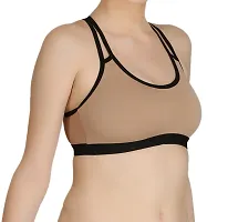 Womenrsquo;s Cotton Lycra Blend Sports Bra-thumb1