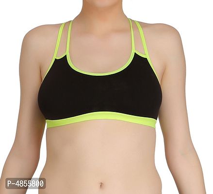 Womenrsquo;s Cotton Lycra Blend Sports Bra