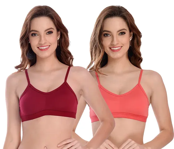 Stylish Solid Bras For Women Pack Of 2