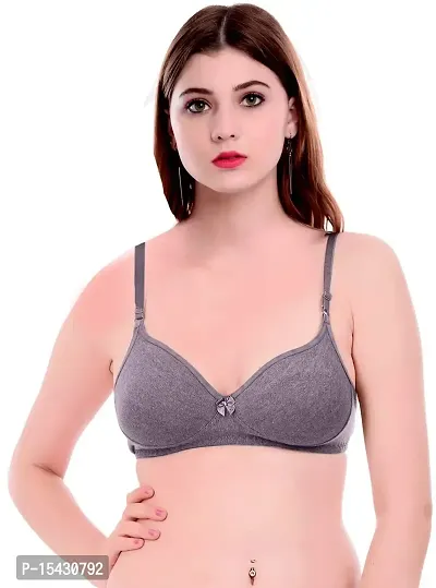 Samvar Women Cotton Non Padded Non-Wired Bra-thumb0