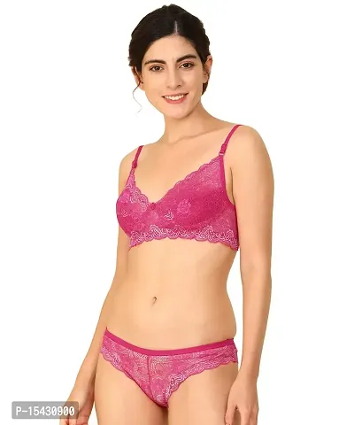 Floral Peek A Boo Design Transparent Bra & Panty Set, Lingerie, Bra and  Panty Sets Free Delivery India.
