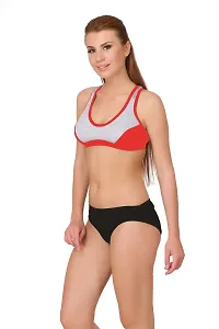 Women?s Sports Bra Panty Set for Women|Gym Bra and Panty Set|Fitness Bra Panty Set|Yoga Bra Panty Set|Everyday Bra Panty Set for Women regular Lingerie Set|E_Sany(Size is mentioned in the title of the Product)-thumb3