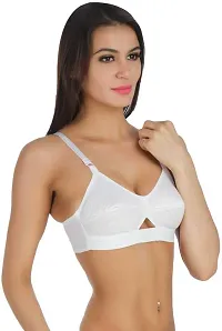Women?s Cotton Lycra Blend Bra, Regular Everyday Bra|Full Coverage Bra|Soft and fine Quality Fabric with Solid Work-thumb1