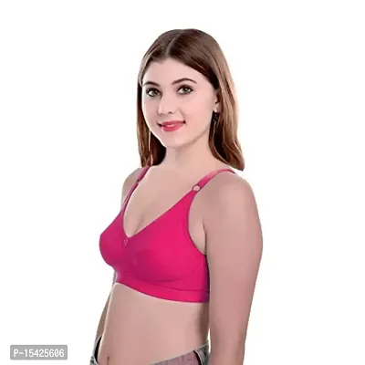 Samvar Women Cotton Non Padded Non-Wired Bra Everyday Regular Bra-thumb2