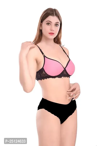 Stylish Cotton Bra And Panty Set For Women-thumb2