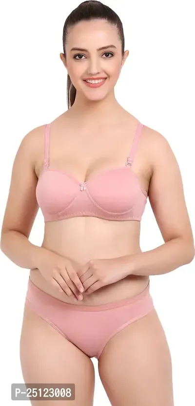 Stylish Cotton Bra And Panty Set For Women Pack Of 3-thumb4