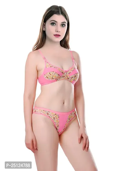 Stylish Cotton Bra And Panty Set For Women-thumb2