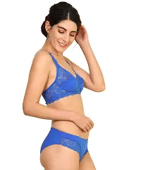 Stylish Cotton Bra And Panty Set For Women-thumb1