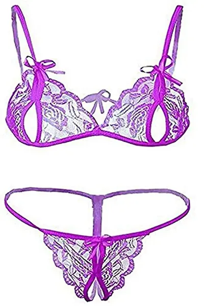 EVLIANA Bra Panty set for women / bikni set / honeymoon lingerie/sexy lingerie set