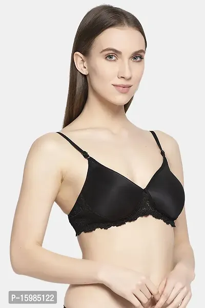 Stylish Women Cotton Padded Non-Wired Bra Pack of 1-thumb2