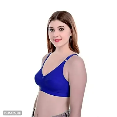 Samvar Women Cotton Non Padded Non-Wired Bra Everyday Regular Bra-thumb2