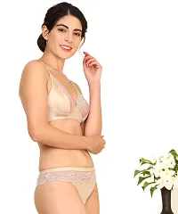 Women Net Bra Panty Set for Lingerie Set-thumb1